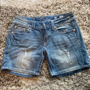 Miss Me Jean Mid-Shorts